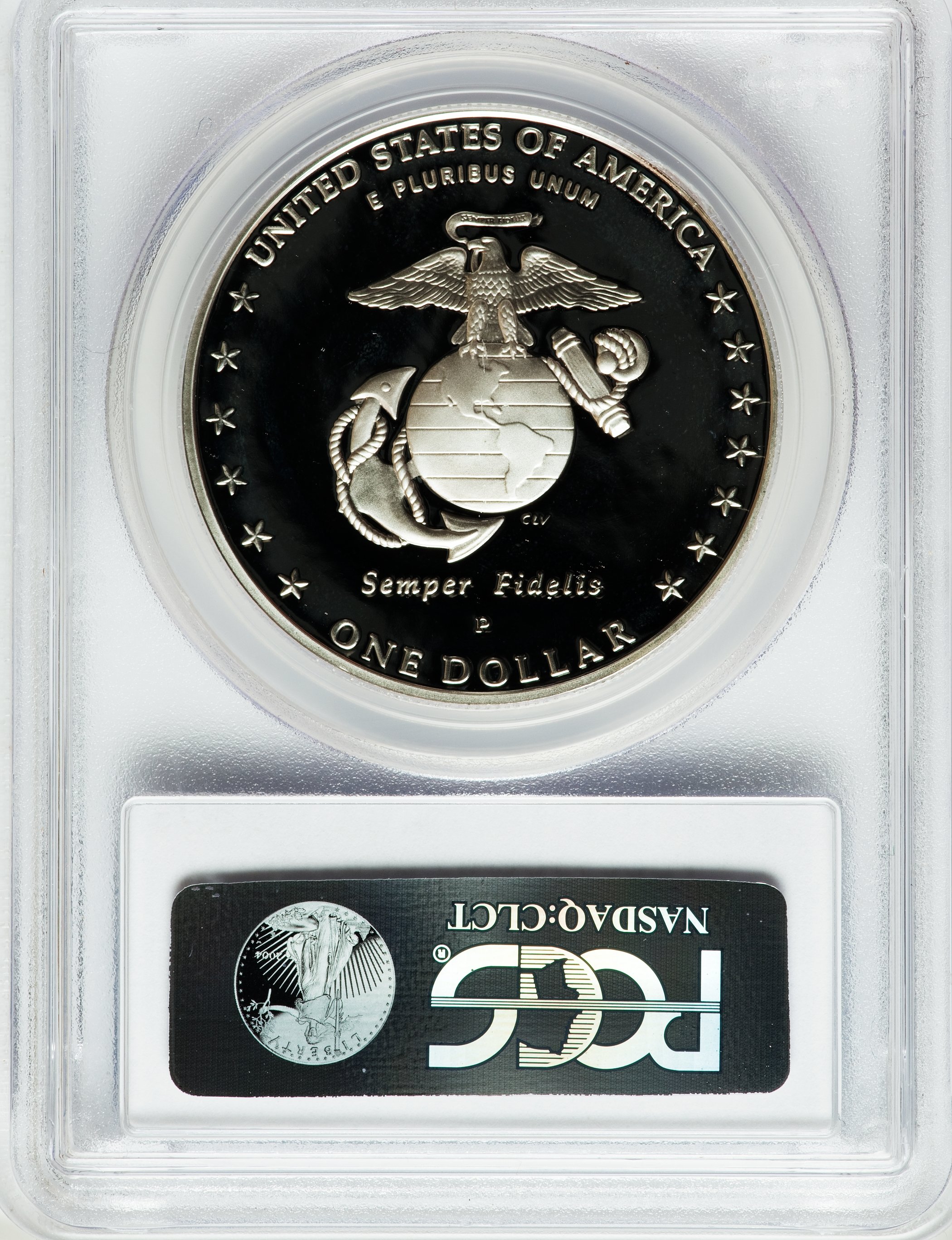 2005-P S$1 Marine Corps 230th Anniversary PR DCAM PR69 DCAM thumbnail 18