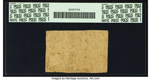 image for: Virginia May 5, 1777 $8 PCGS Apparent Very Fine 20....