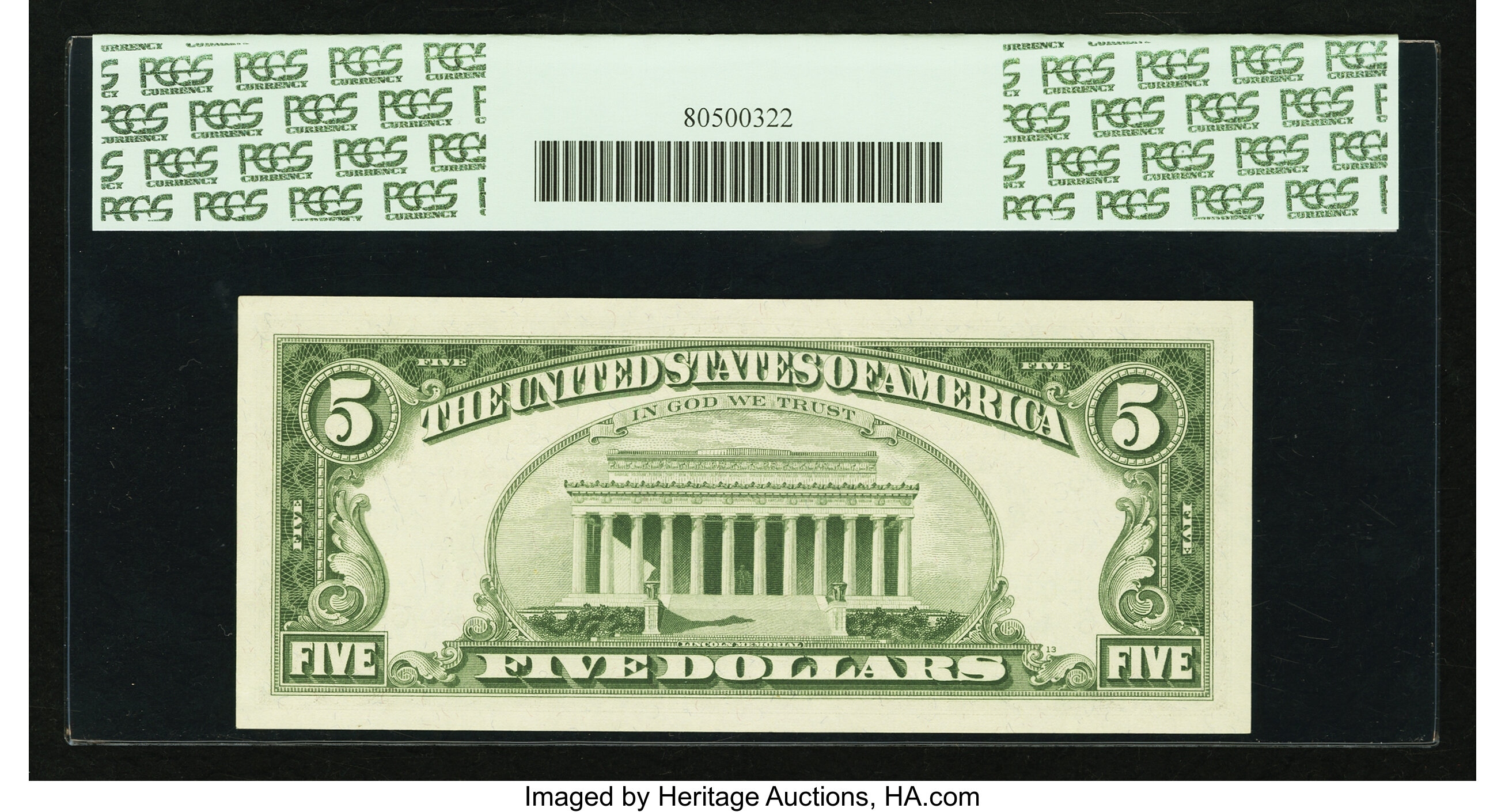 image for: Fr. 1968-F* $5 1963A Federal Reserve Star Note. PCGS Gem New 66PPQ....