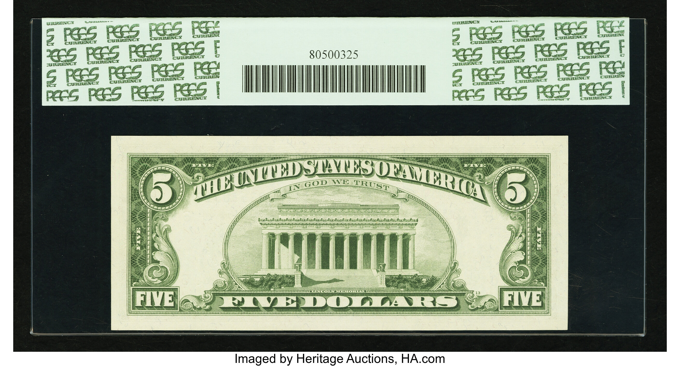 image for: Fr. 1968-F* $5 1963A Federal Reserve Star Note. PCGS Gem New 66PPQ....