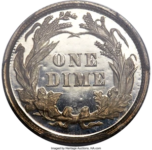 image for: 1899 10C PR67 Deep Cameo PCGS....