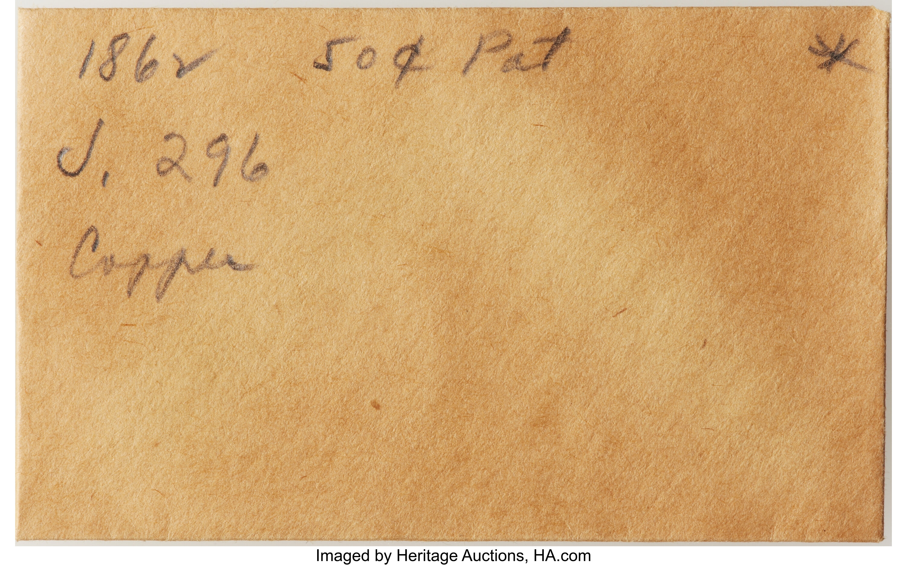 image for: 1862 50C Half Dollar, Judd-296, Pollock-354, R.7, PR64 Red NGC. CAC....