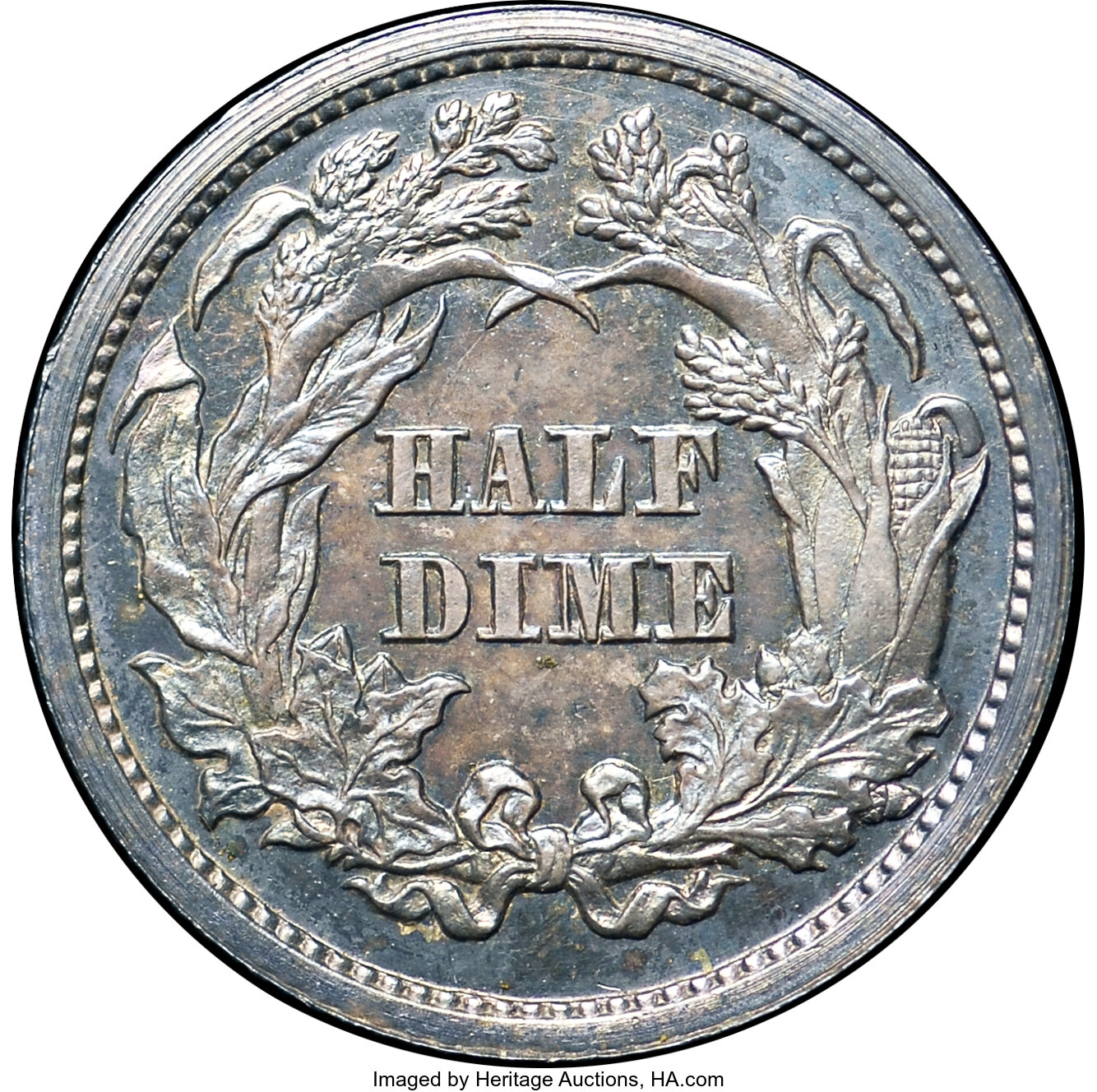 image for: 1870 H10C Half Dime, Judd-815, Pollock-904, R.7, PR67 NGC. CAC....