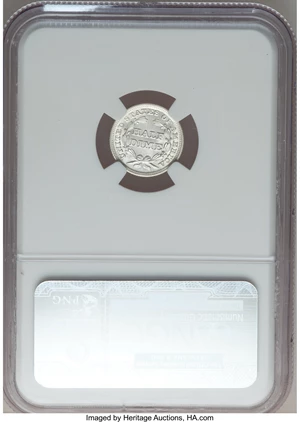 image for: 1851 H10C MS68 NGC....