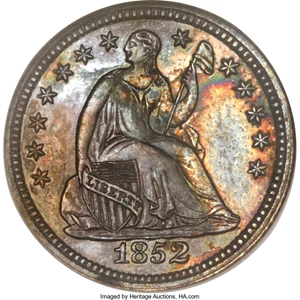 image for: 1852 H10C PR63 NGC....