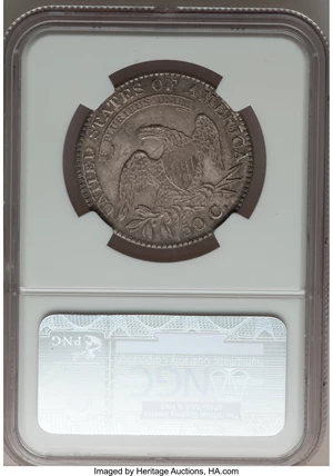 image for: 1828 50C Square Base 2, Small 8's, Small Letters MS66 NGC. O-119, R.3....