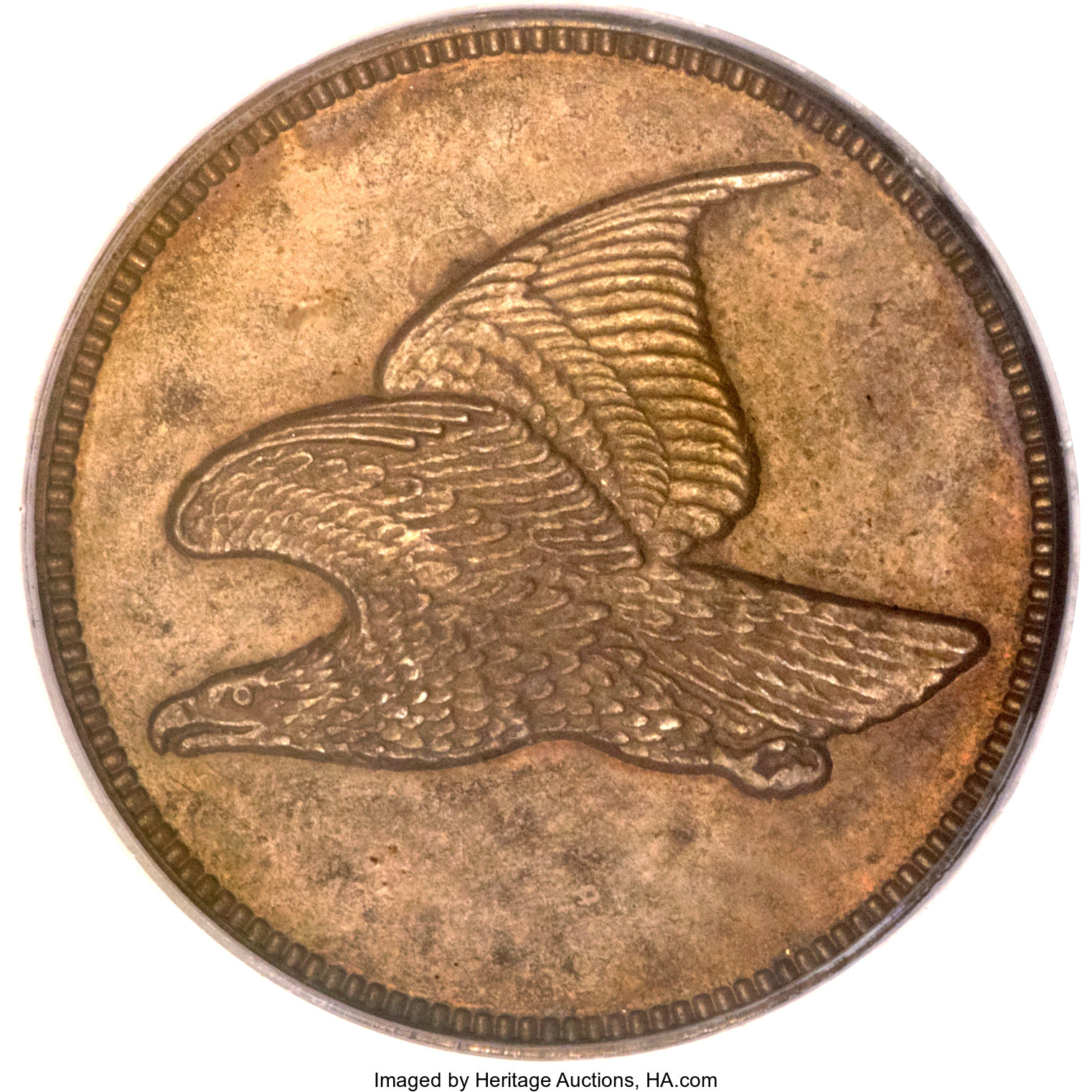image for: (1856) P1C Flying Eagle Cent, Judd-179, Pollock-207, Low R.7, PR65 Brown PCGS. CAC. Snow-1858 PT1b. ...