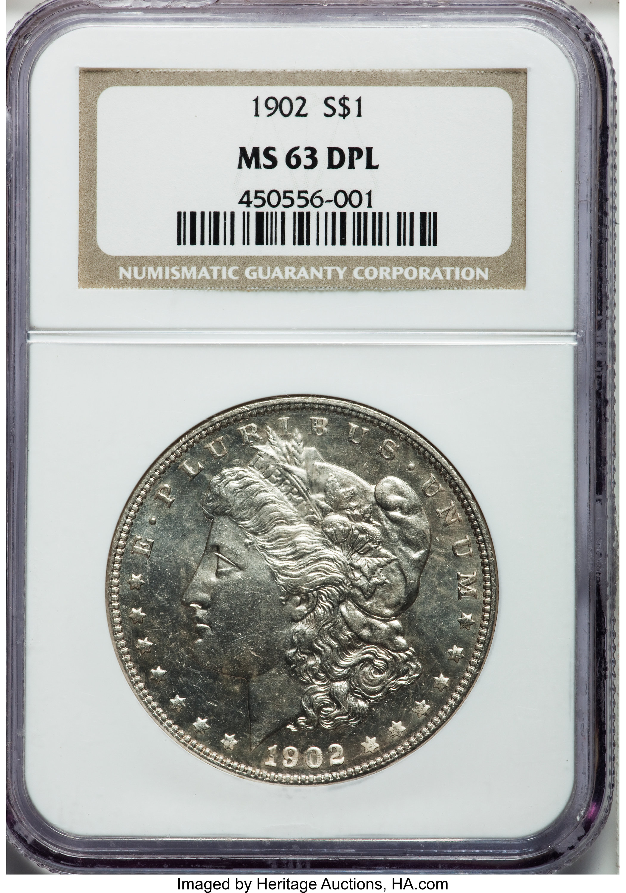 image for: 1902 $1 MS63 Deep Mirror Prooflike NGC....