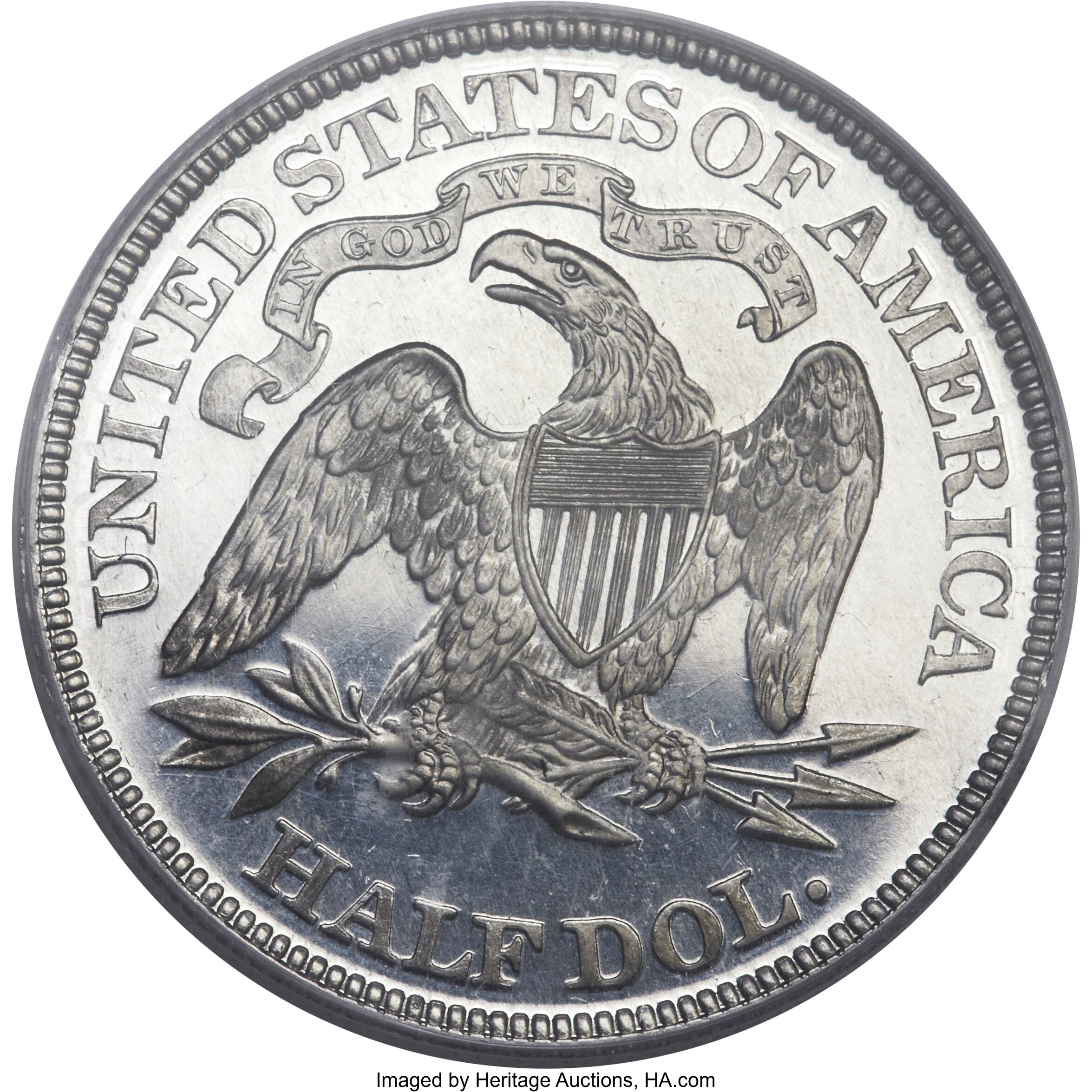 image for: 1870 50C Half Dollar, Judd-937, Pollock-1044, High R.7, PR65 Cameo PCGS. CAC....