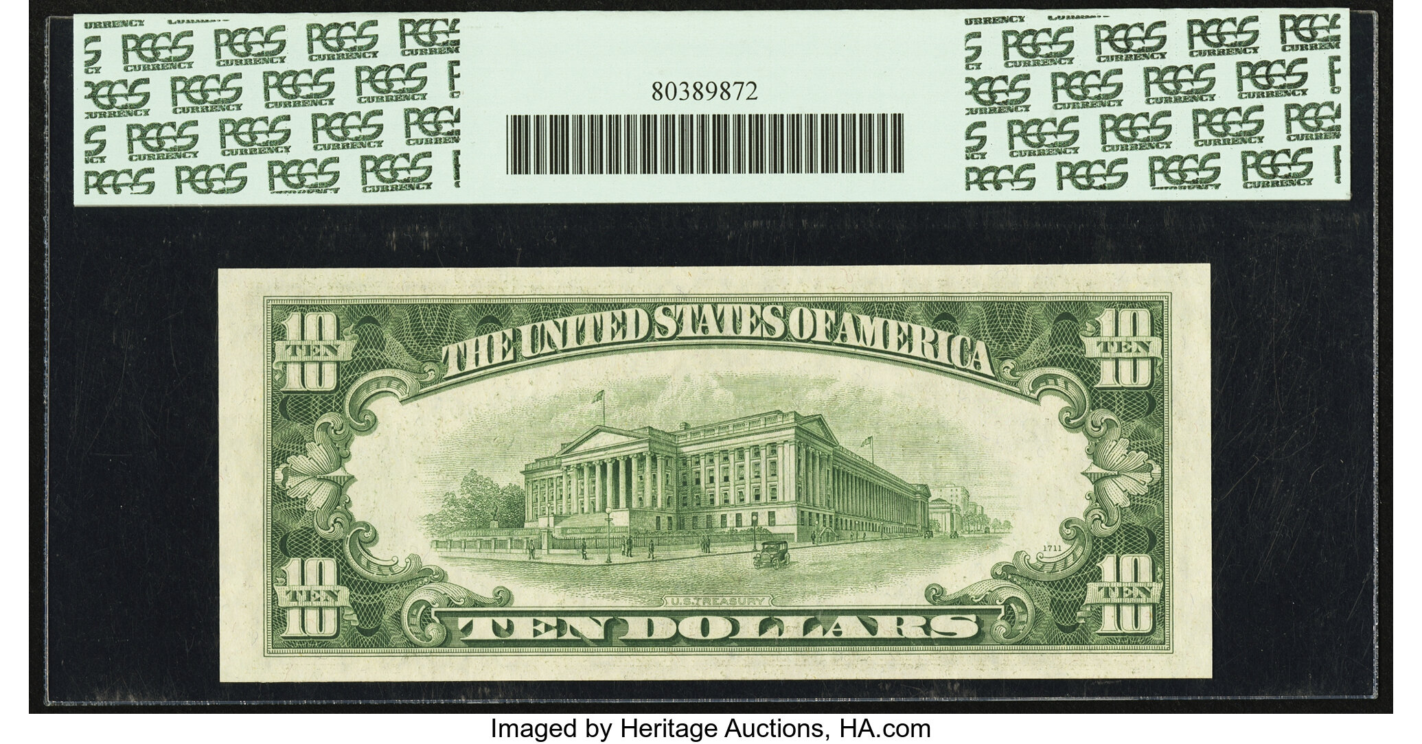 image for: Fr. 2014-L* $10 1950D Federal Reserve Note. PCGS Gem New 66PPQ....