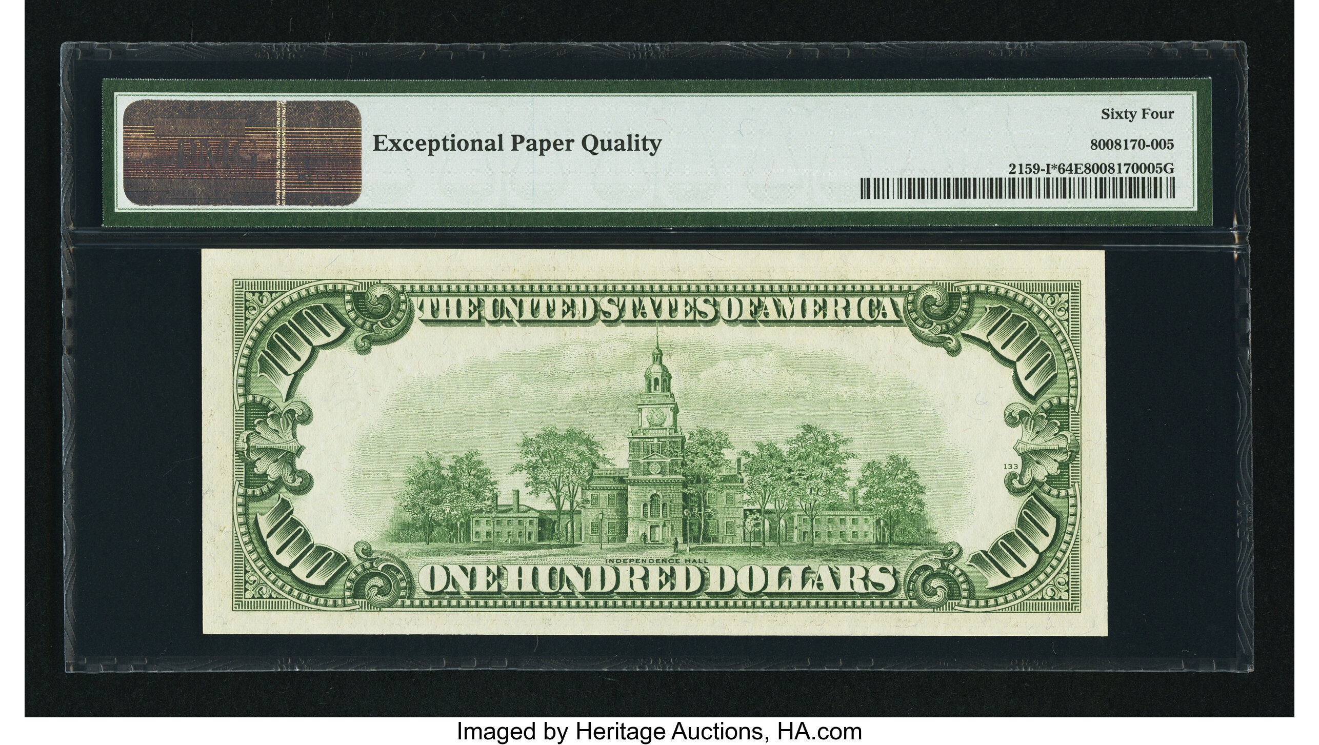 image for: Fr. 2159-I* $100 1950B Federal Reserve Note. PMG Choice Uncirculated 64 EPQ....