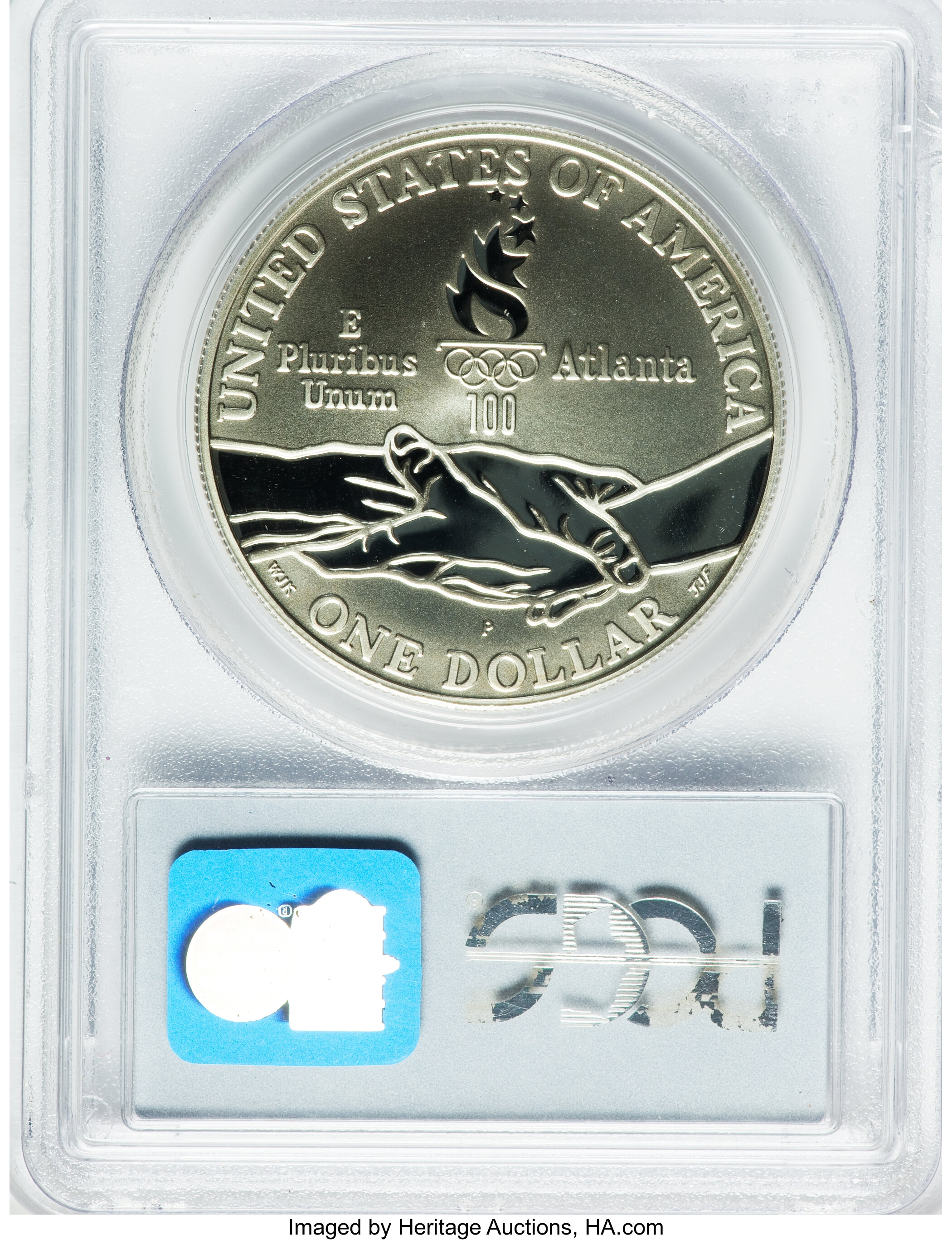 1995-P S$1 Atlanta Olympics Cycling PR DCAM PR70 DCAM thumbnail 13
