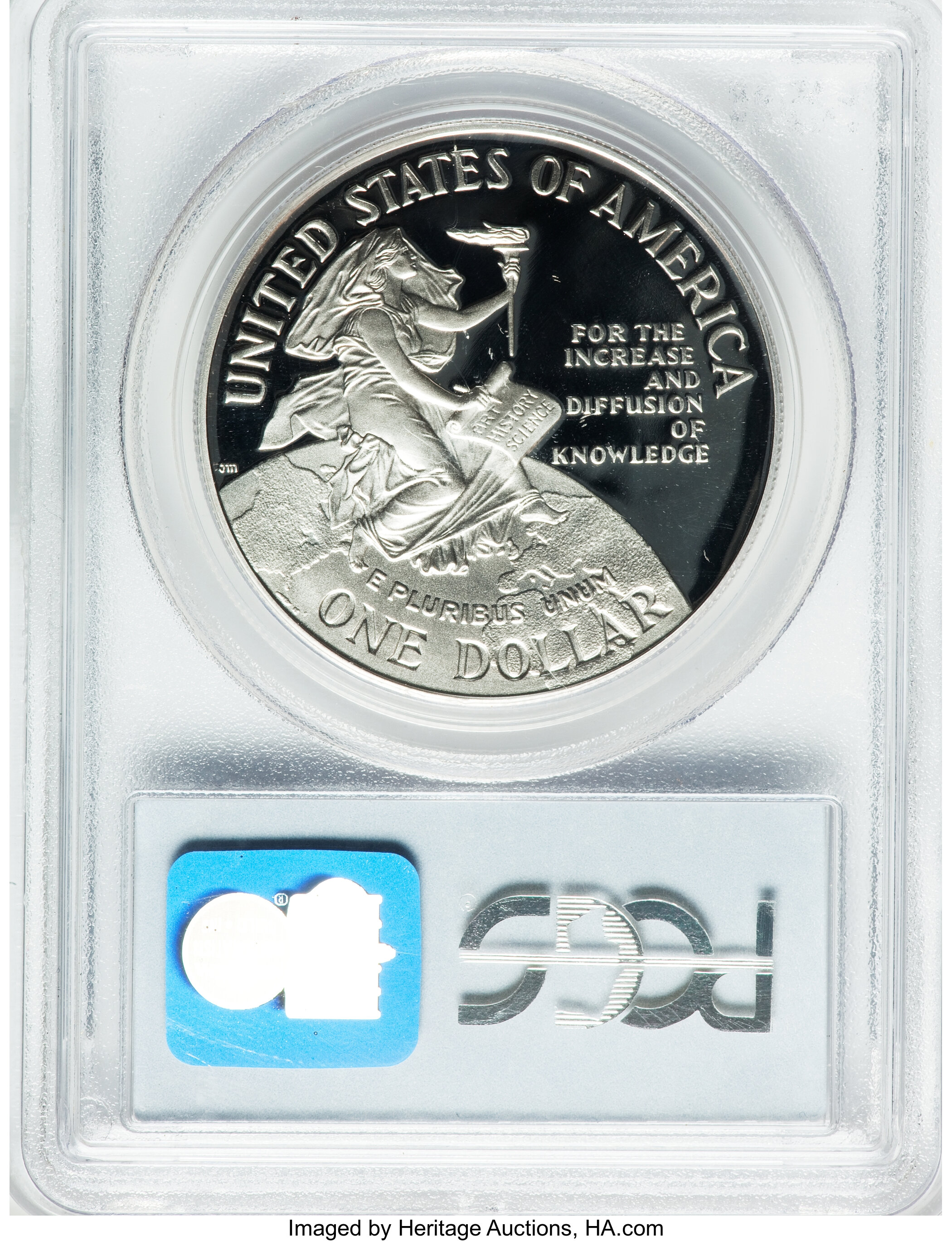 1996-P S$1 Smithsonian Institution 150th Anniversary PR DCAM PR70 DCAM thumbnail 11