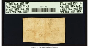 image for: Georgia 1776 Orange Seal $1 PCGS Apparent Very Fine 35....