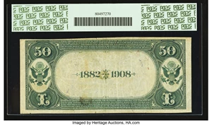 image for: North Baltimore, OH - $50 1882 Date Back Fr. 558 The First NB Ch. # (M)4347...