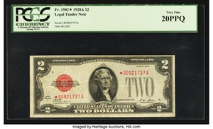 image for: Fr. 1502* $2 1928A Legal Tender Note. PCGS Very Fine 20PPQ....