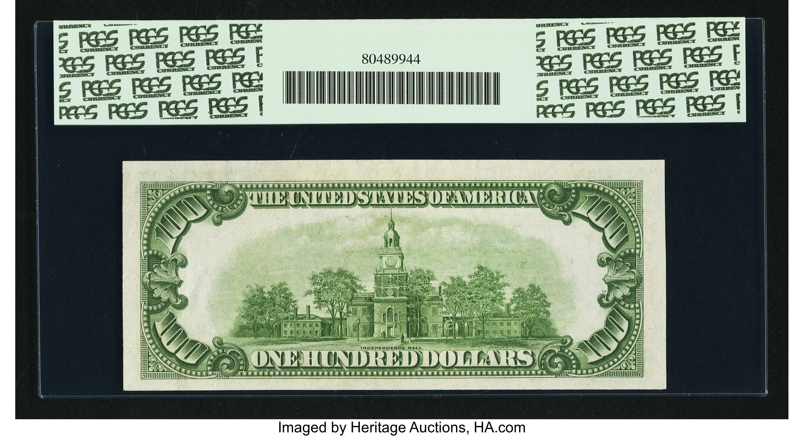 image for: Fr. 2152-K* $100 1934 Federal Reserve Note. PCGS Choice About New 58....