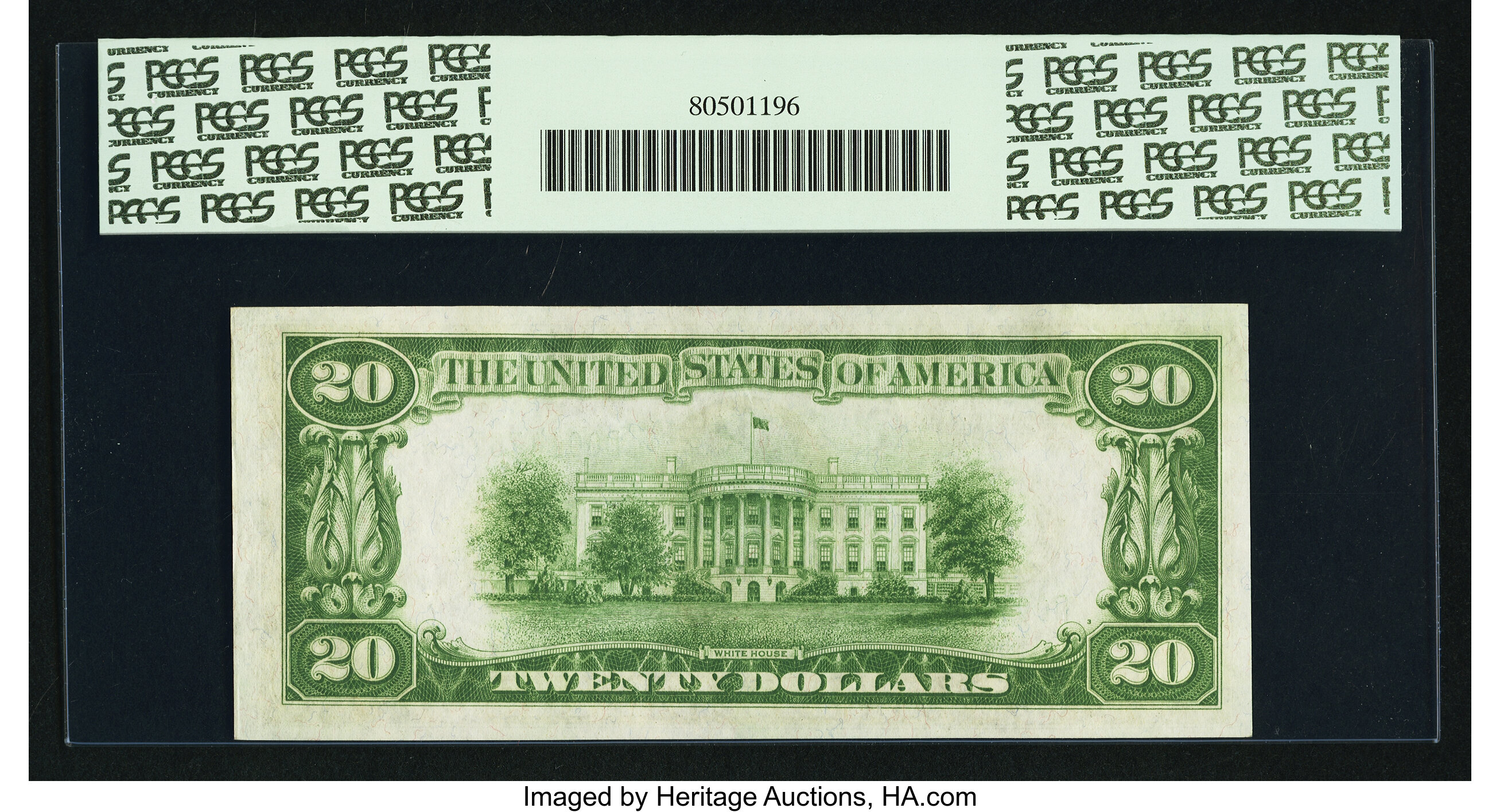 image for: Fr. 2051-D* $20 1928A Federal Reserve Note. PCGS Very Choice New 64PPQ....