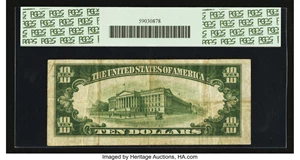image for: Fr. 2308* $10 1934 North Africa Silver Certificate. PCGS Very Fine 25PPQ....