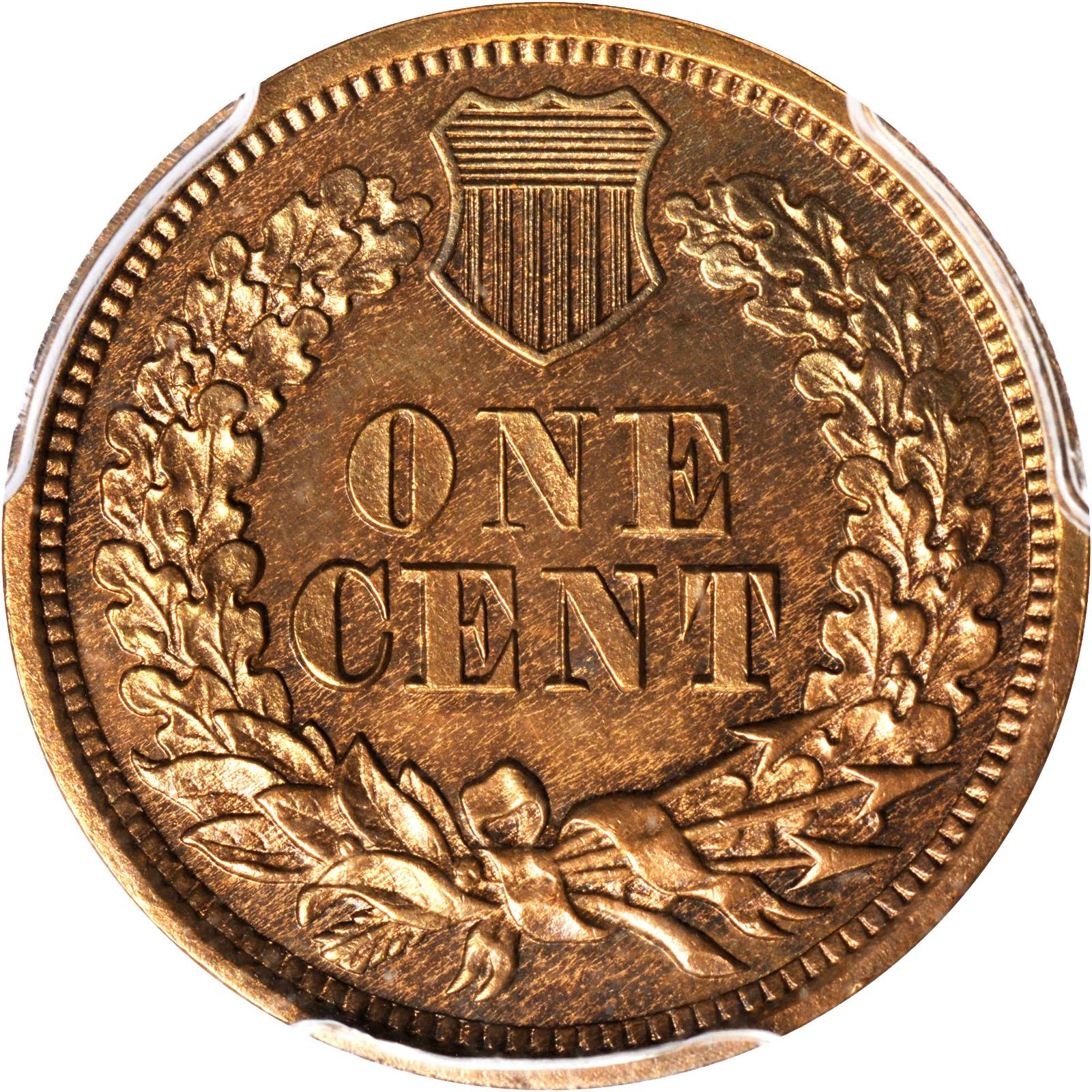 image for: 1867 Indian Cent. Proof Unc Details--Questionable Color (PCGS).