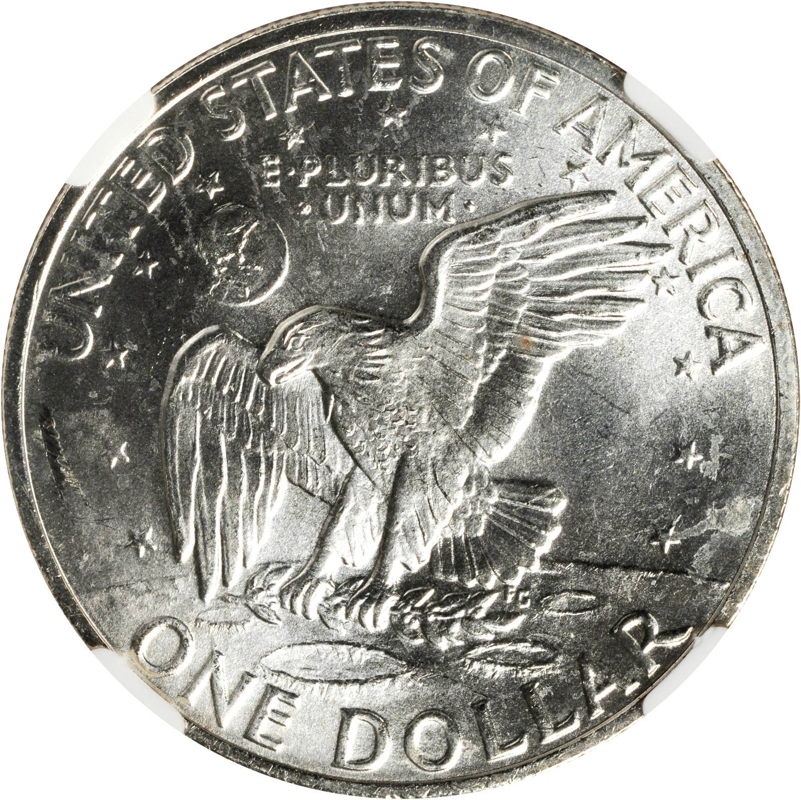 Eisenhower (Ike) $1  Silver [Type] AU58 thumbnail 20