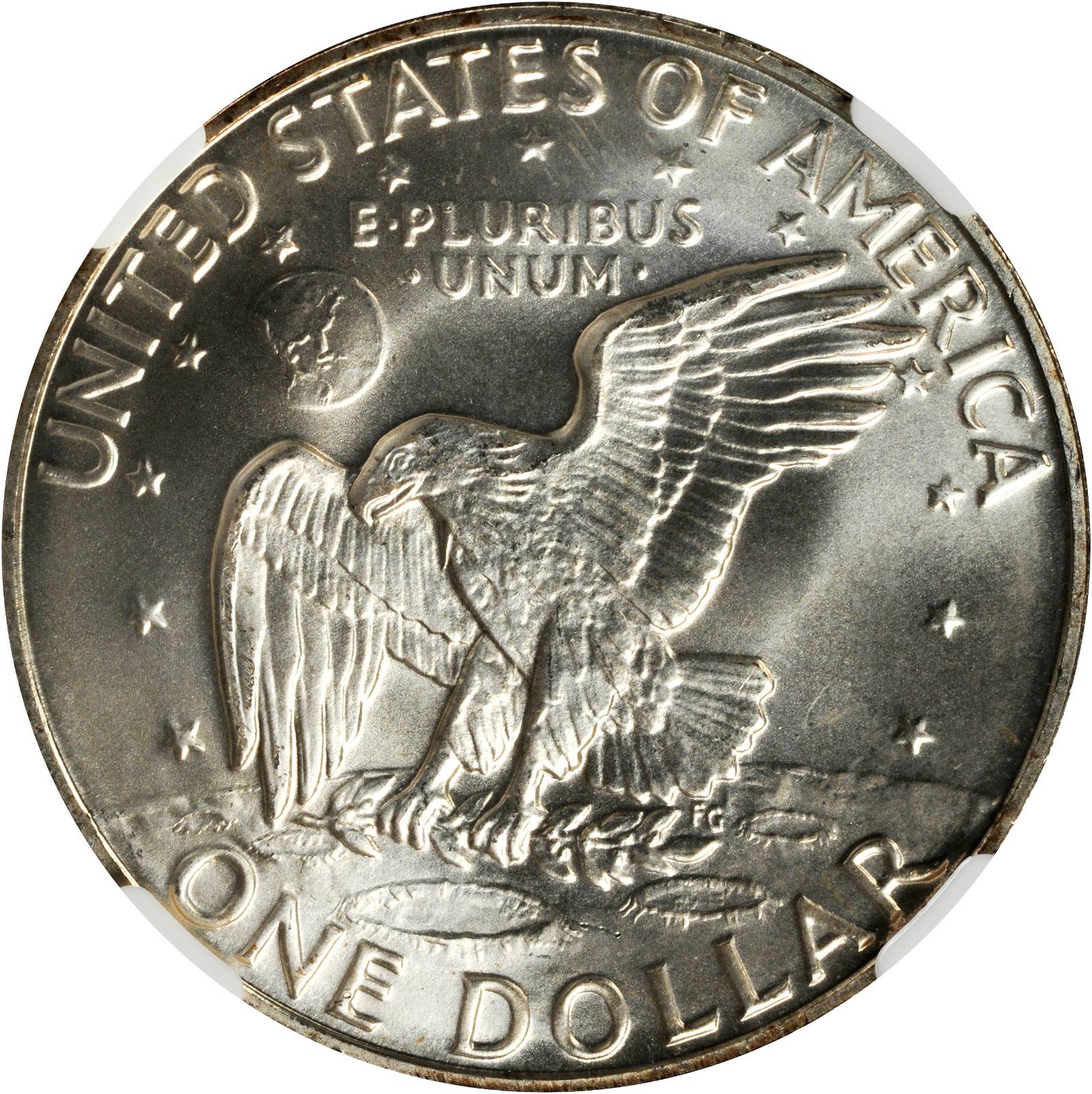1973-S $1  Silver AU58 thumbnail 8
