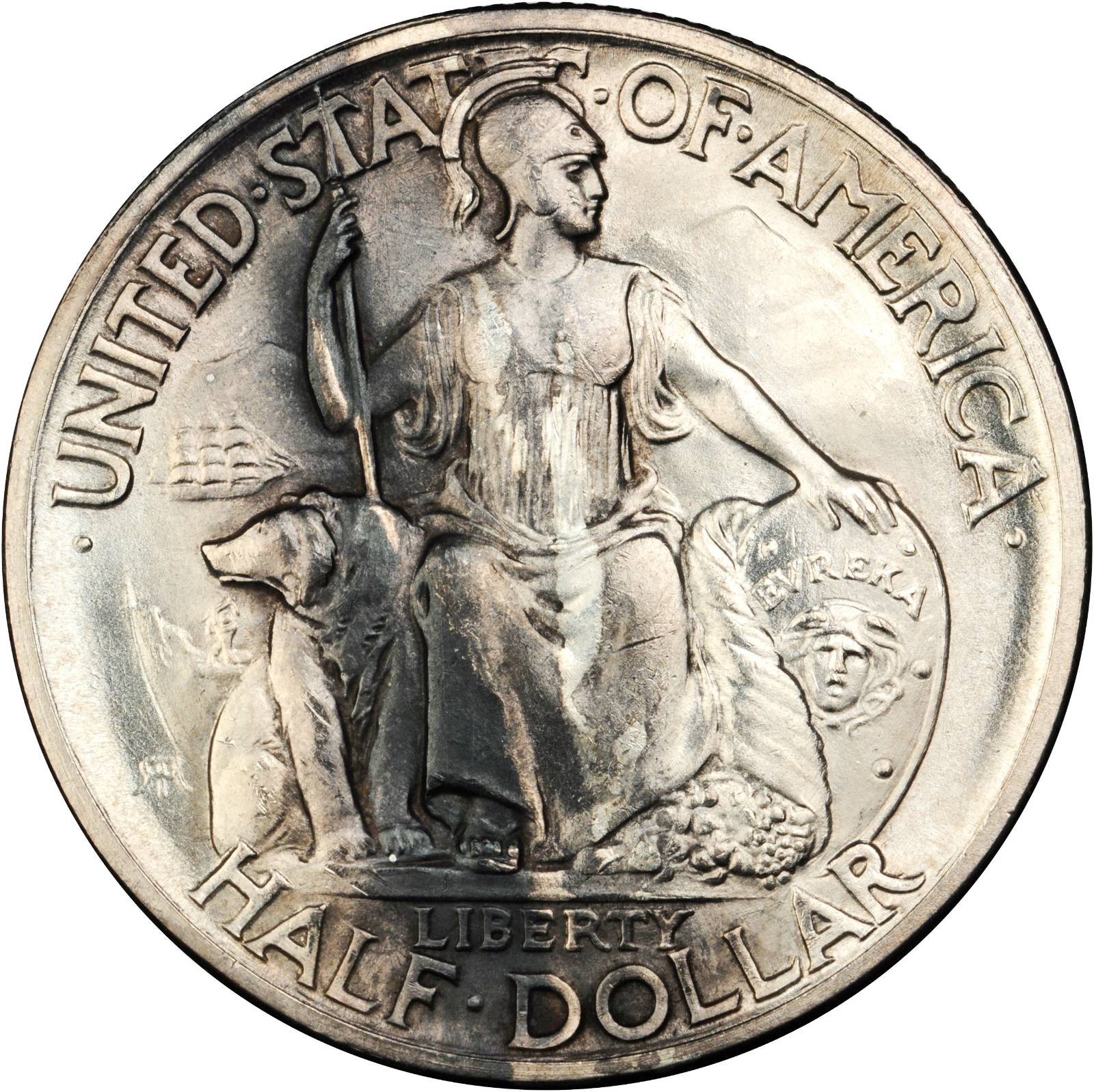 1936-D San Diego, California Pacific International Exposition. Unc Details--Questionable Color (PCGS).