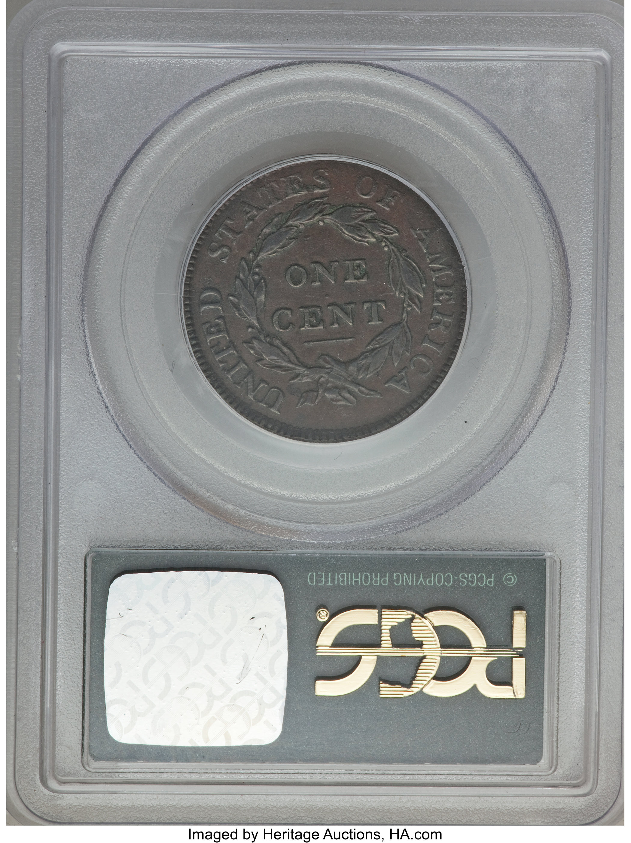 1810/09 1c MS RB MS65 RB thumbnail 2