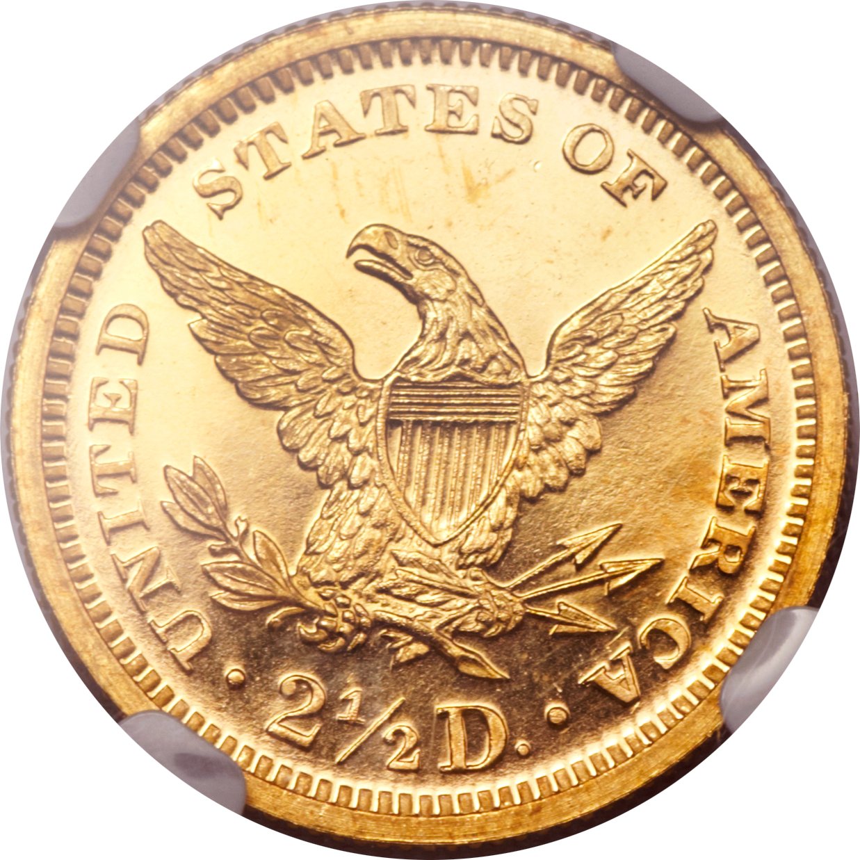 image for: 1872 $2 1/2 PR65  ★  Cameo NGC....