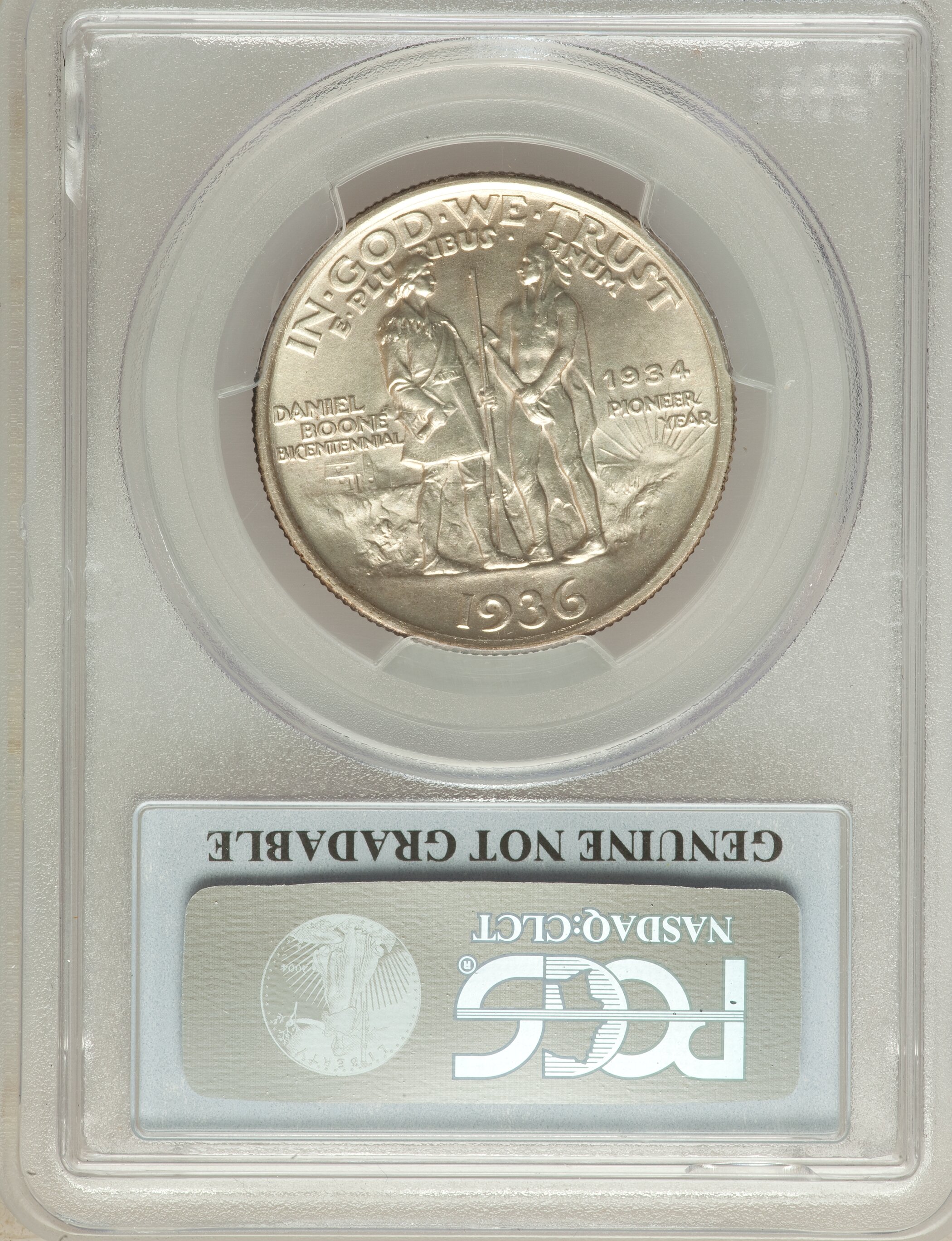 1936 50c Boone MS60 thumbnail 4