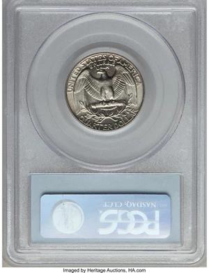 image for: 1991-D 25C MS66 PCGS. PCGS Population (78/3). NGC Census: (19/8). Mintage: 630,966,720. Numismedia Wsl. Price for problem f...