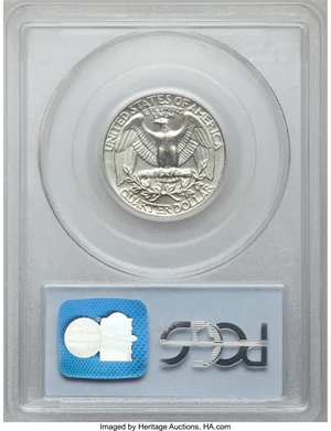 image for: 1991-D 25C MS66 PCGS. PCGS Population (78/3). NGC Census: (19/8). Mintage: 630,966,720. Numismedia Wsl. Price for problem f...