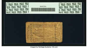image for: New Jersey April 12, 1760 £3 PCGS Fine 12....