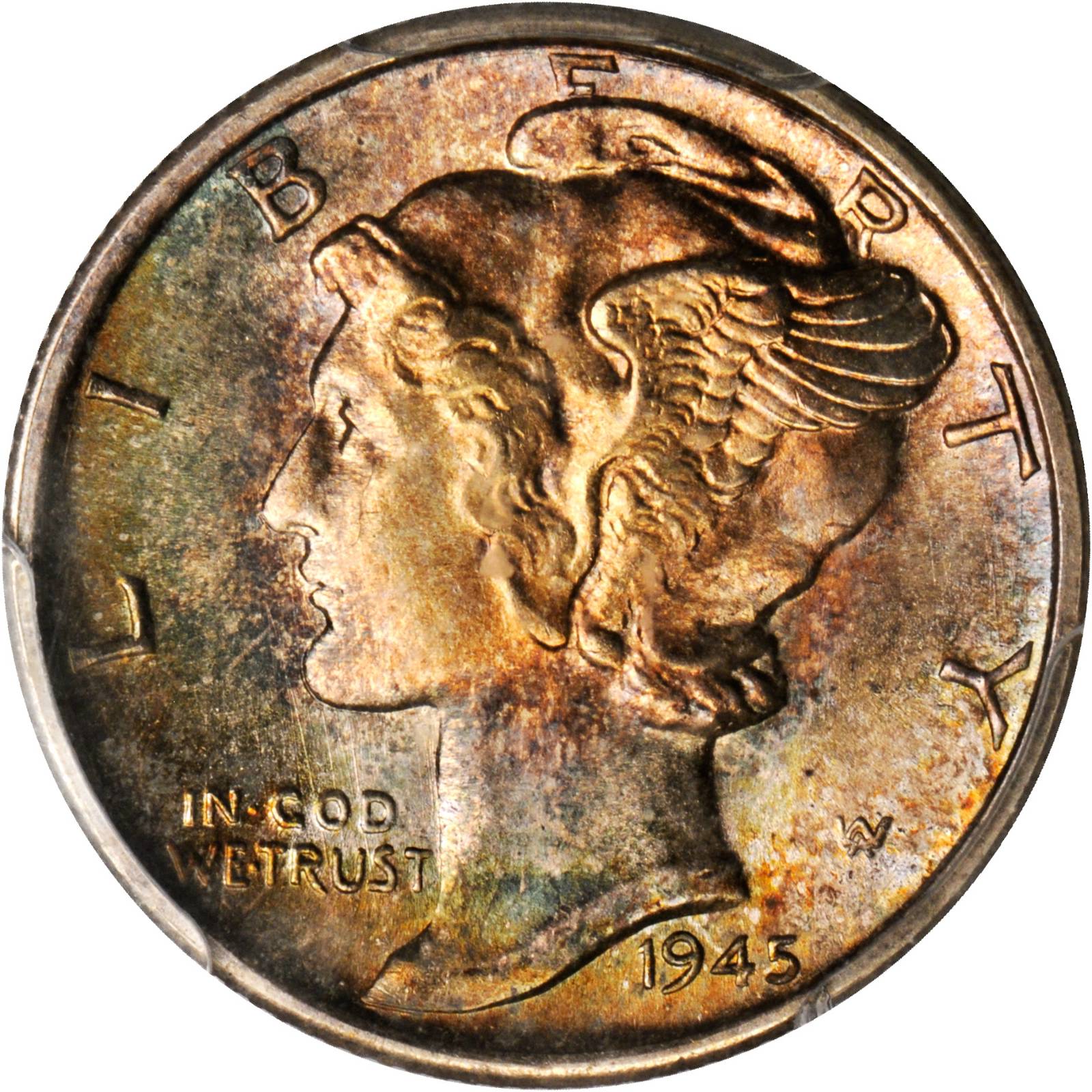 1945-S 10c Micro S, FS-512 MS FB