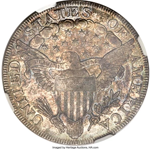 image for: 1802/1 $1 Narrow Date AU58 NGC. B-1, BB-231, R.4....