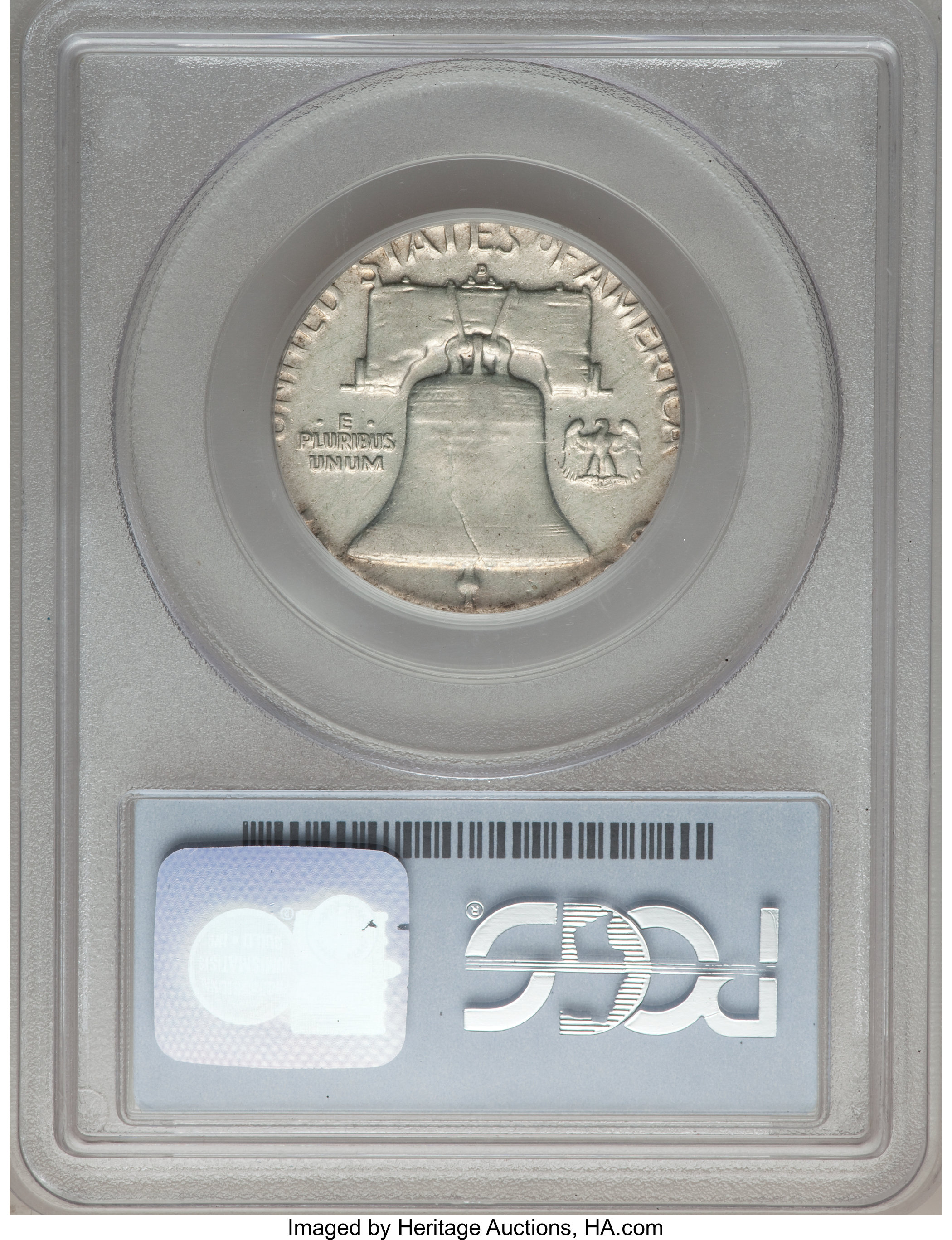 1962-D 50c G4 CAC thumbnail 2