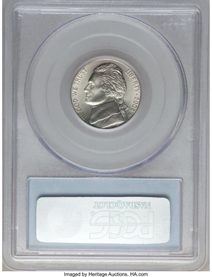 image for: 2004-P 5C Peace Medal MS67 PCGS. PCGS Population (75/8). NGC Census: (296/69). Numismedia Wsl. Price for problem free NGC/...