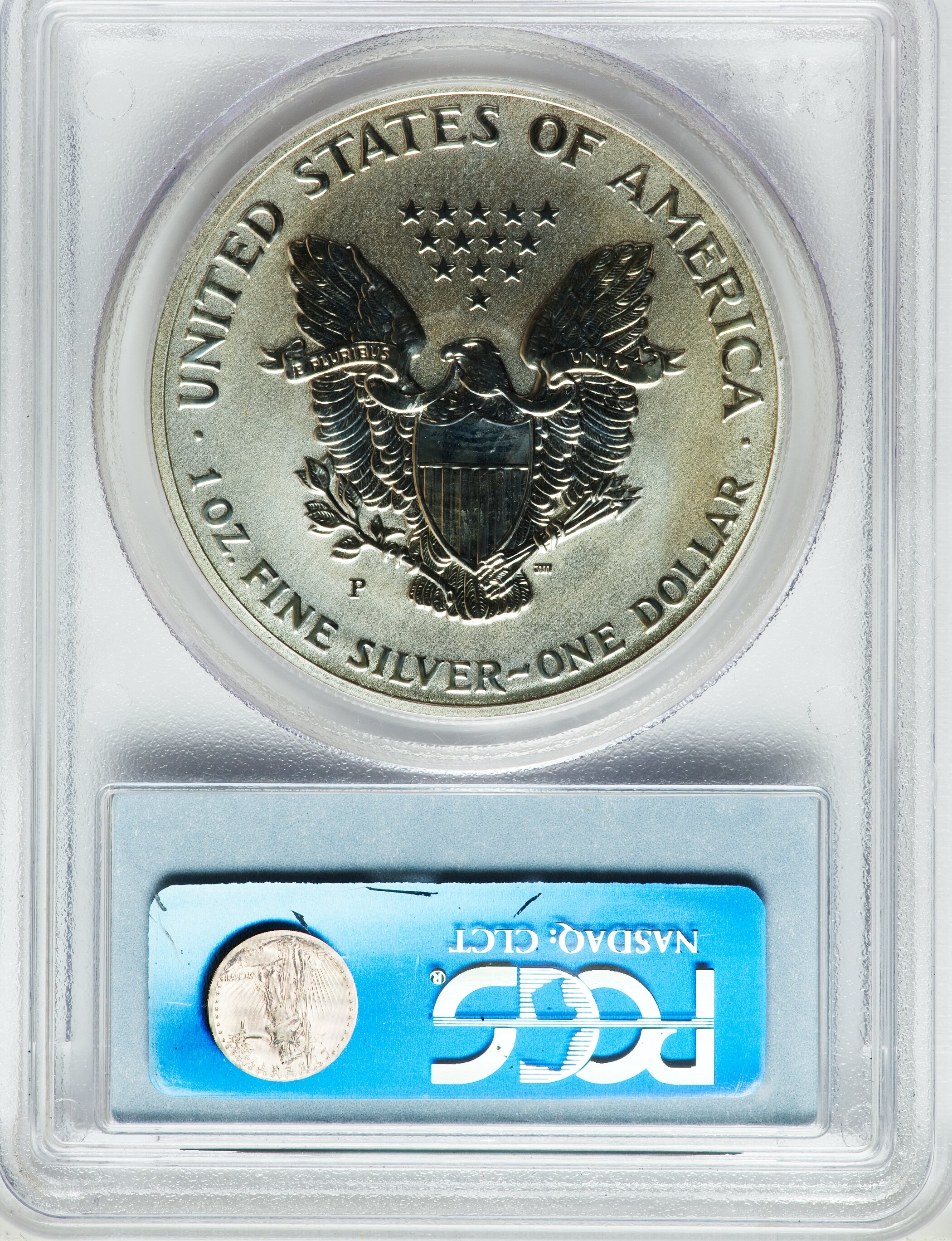 2006-P $1  Silver Eagle, Reverse Proof PR65 CAC thumbnail 20