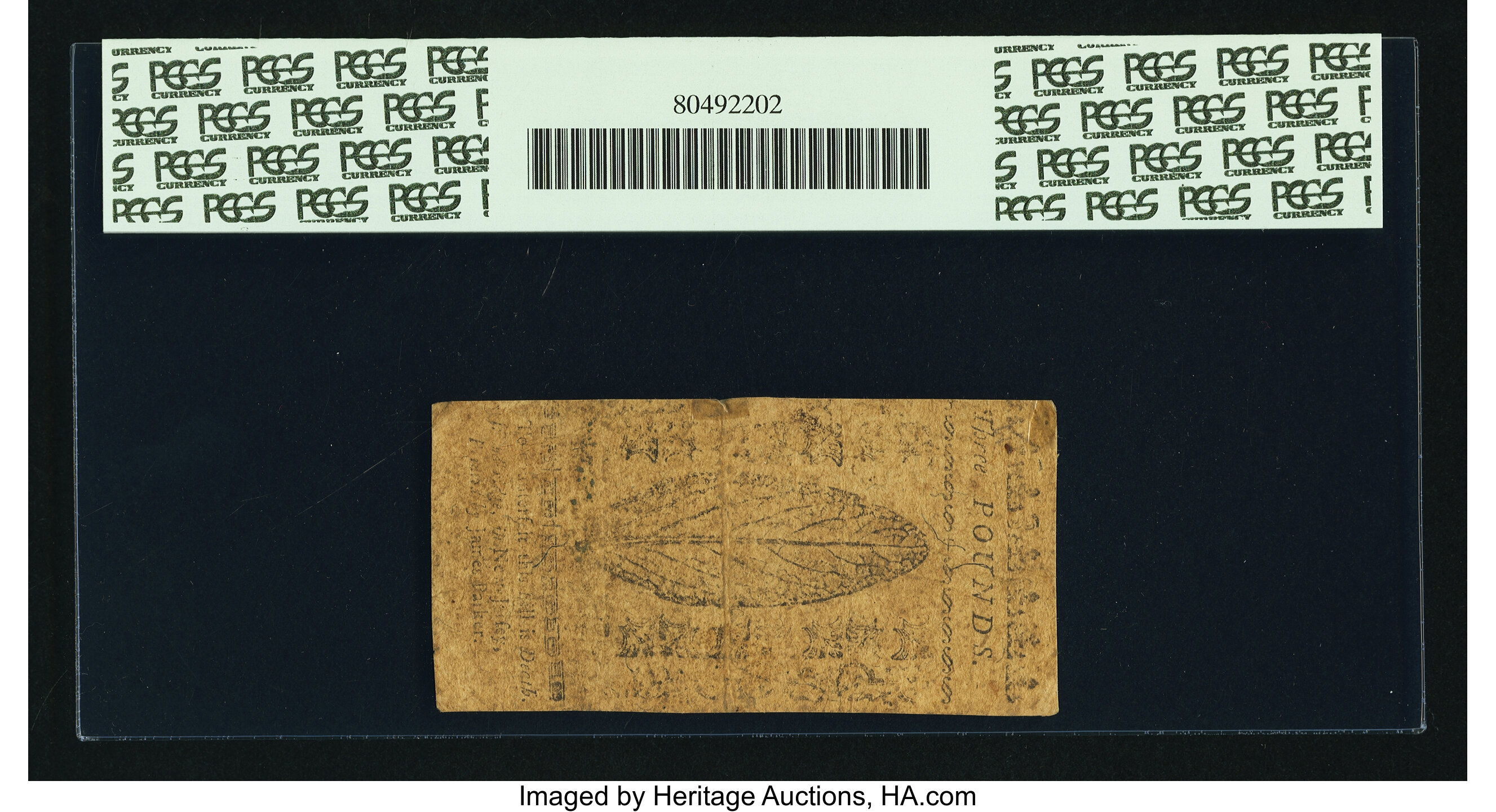 image for: New Jersey May 1, 1758 £3 PCGS Apparent Very Good 10....