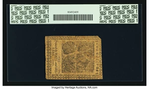image for: Continental Currency February 26, 1777 $2 PCGS Apparent Very Fine 20....