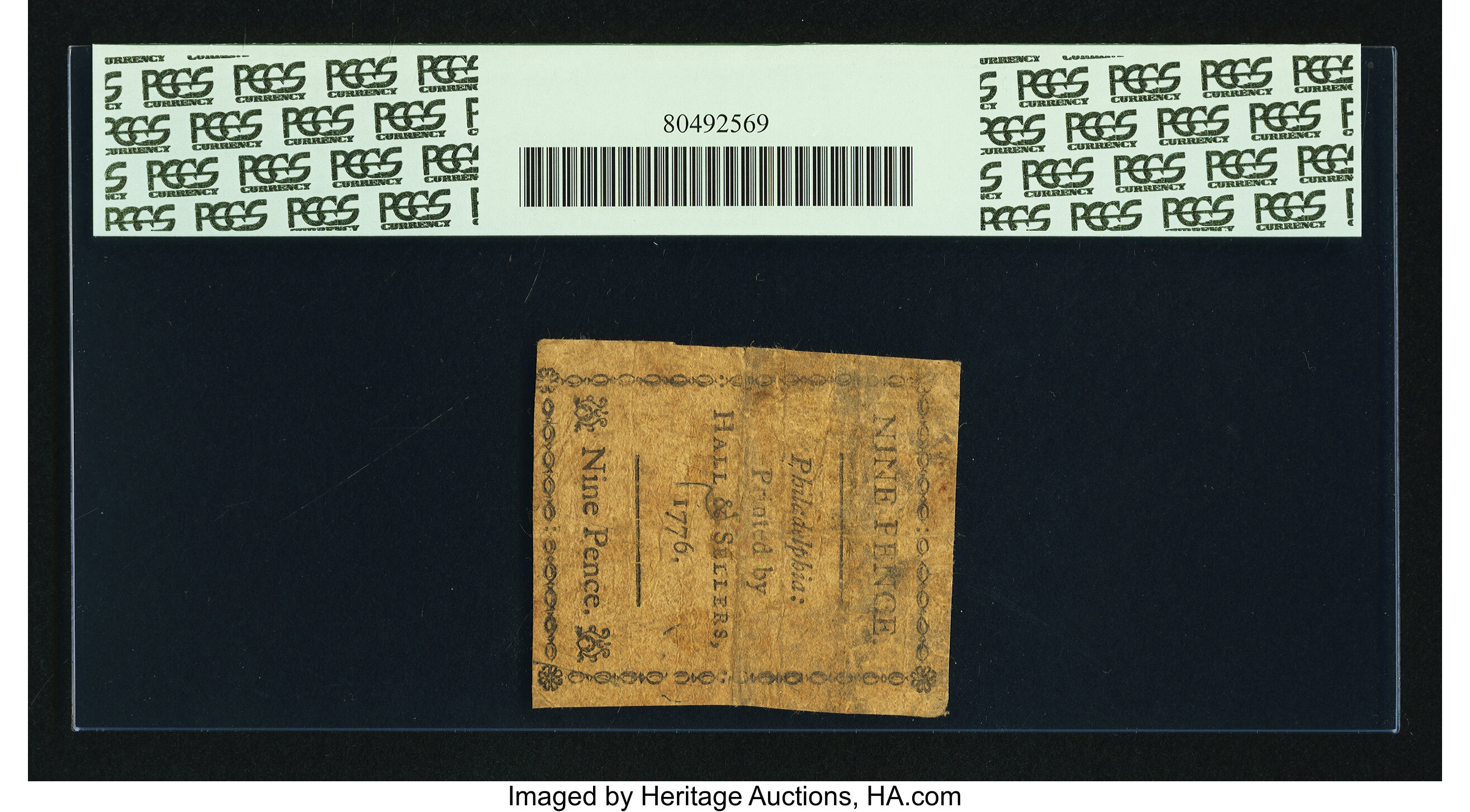 image for: Pennsylvania April 25, 1776 9d PCGS Very Good 10....