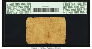 image for: Virginia May 5, 1777 $8 PCGS Apparent Fine 12....