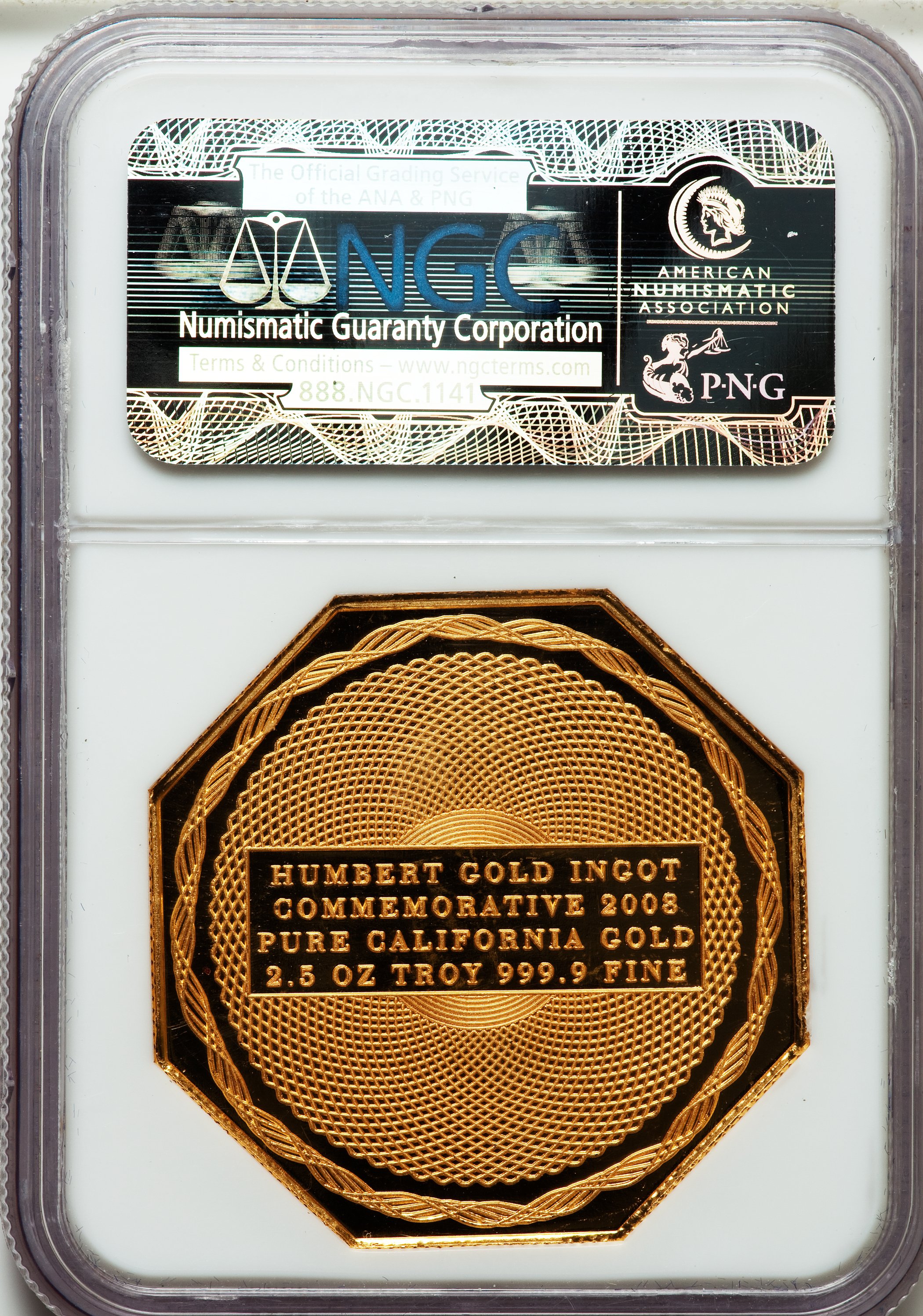 1855 G$50  Wass, Molitor & Co., K-9 MS62 thumbnail 16