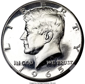 image for: 1965 50C SMS MS68 Cameo NGC....