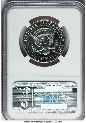 image for: 1965 50C SMS MS68 Cameo NGC....