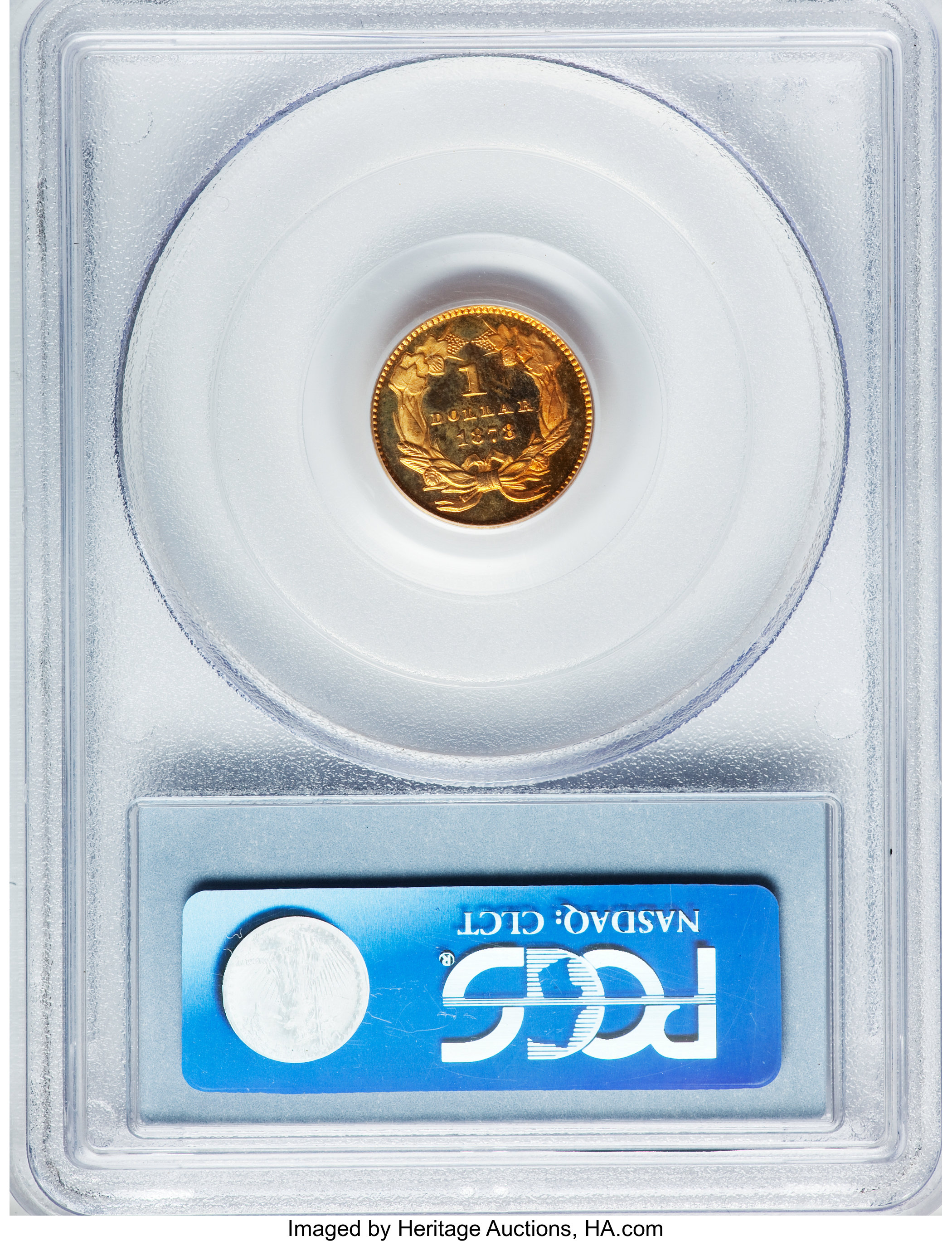 image for: 1878 G$1 PR64 Cameo PCGS....