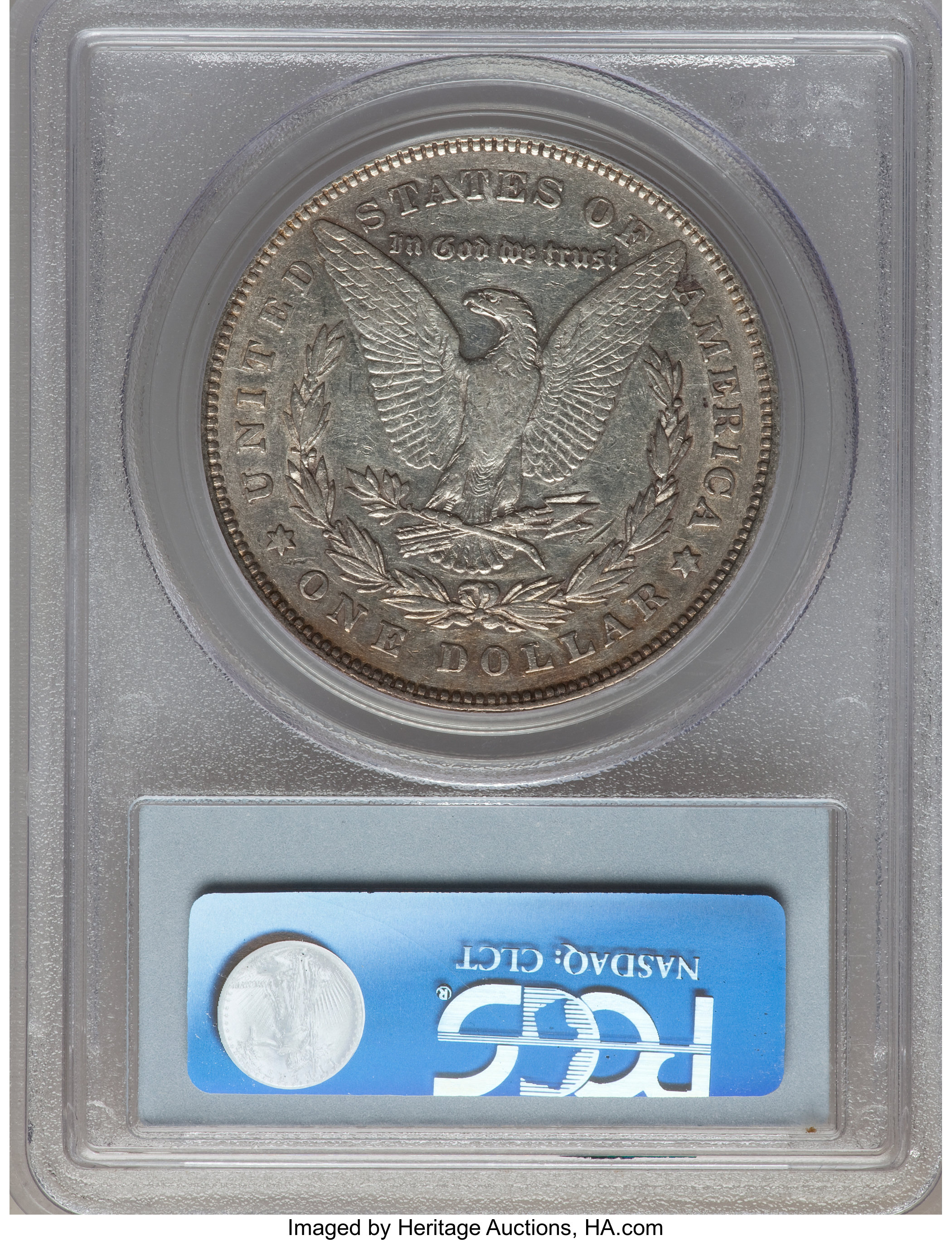1878 7TF $1  Reverse of 1878, Tripled Blossoms, VAM-115 VF35 CAC thumbnail 2