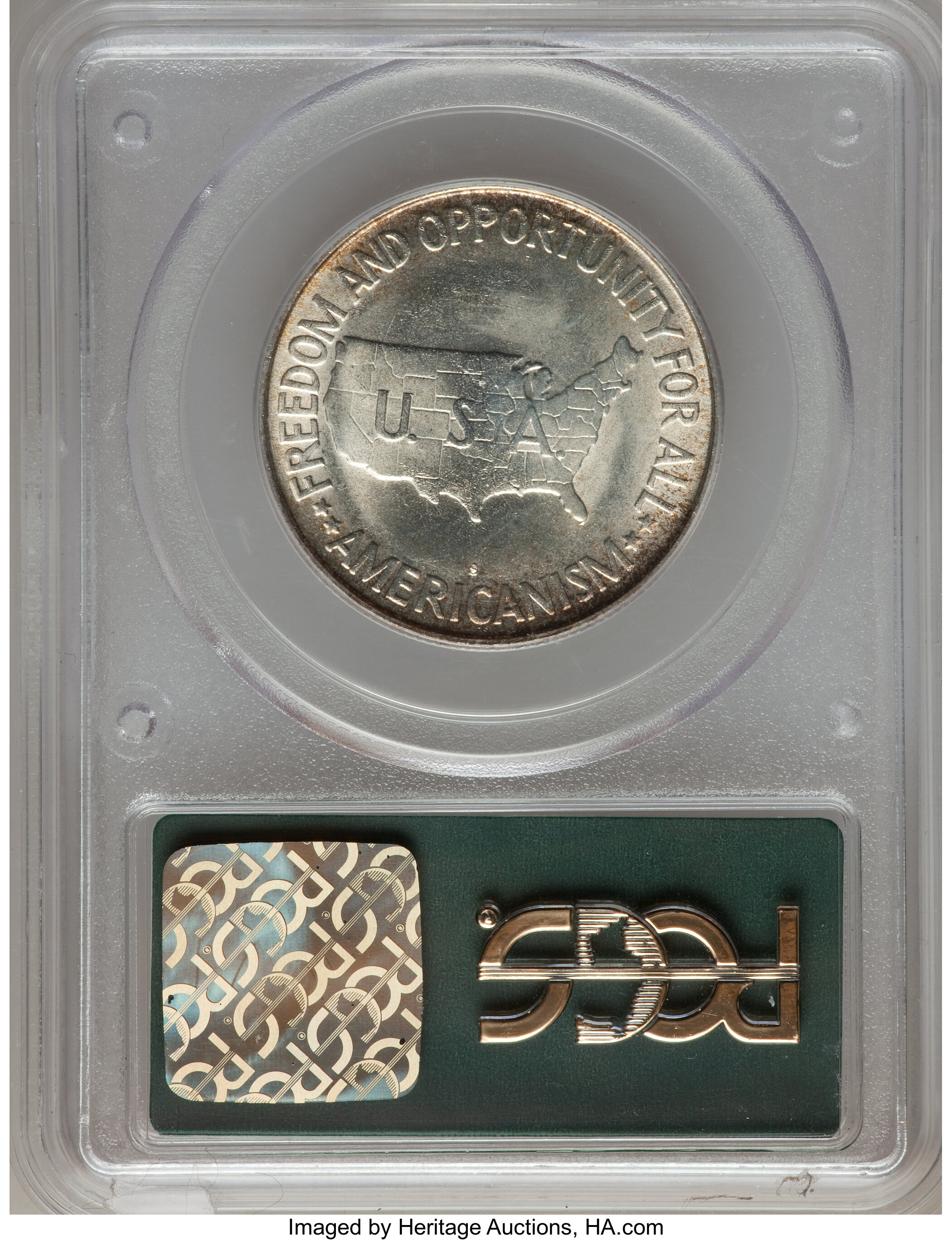 1953-S 50c Washington-Carver VF35 CAC thumbnail 10