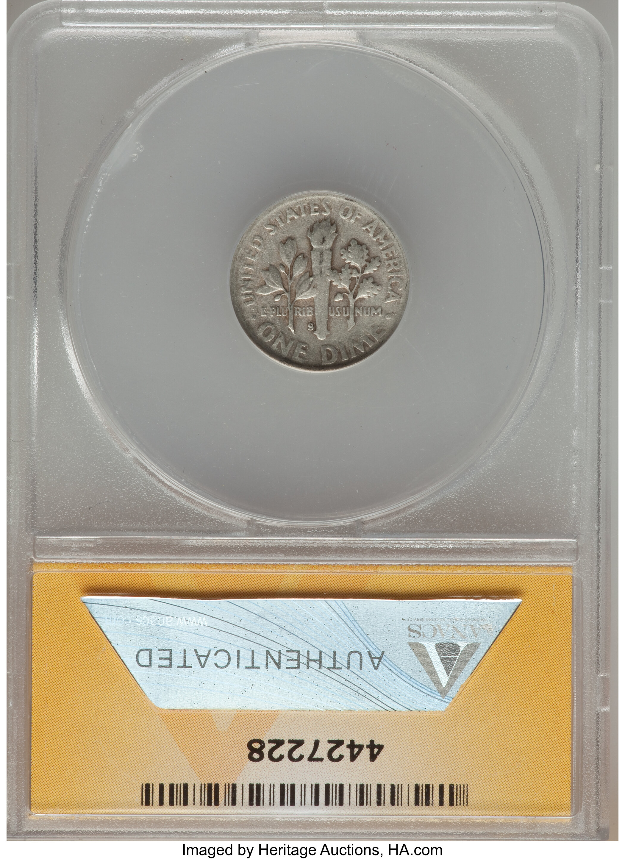1951-S 10c XF40 thumbnail 6