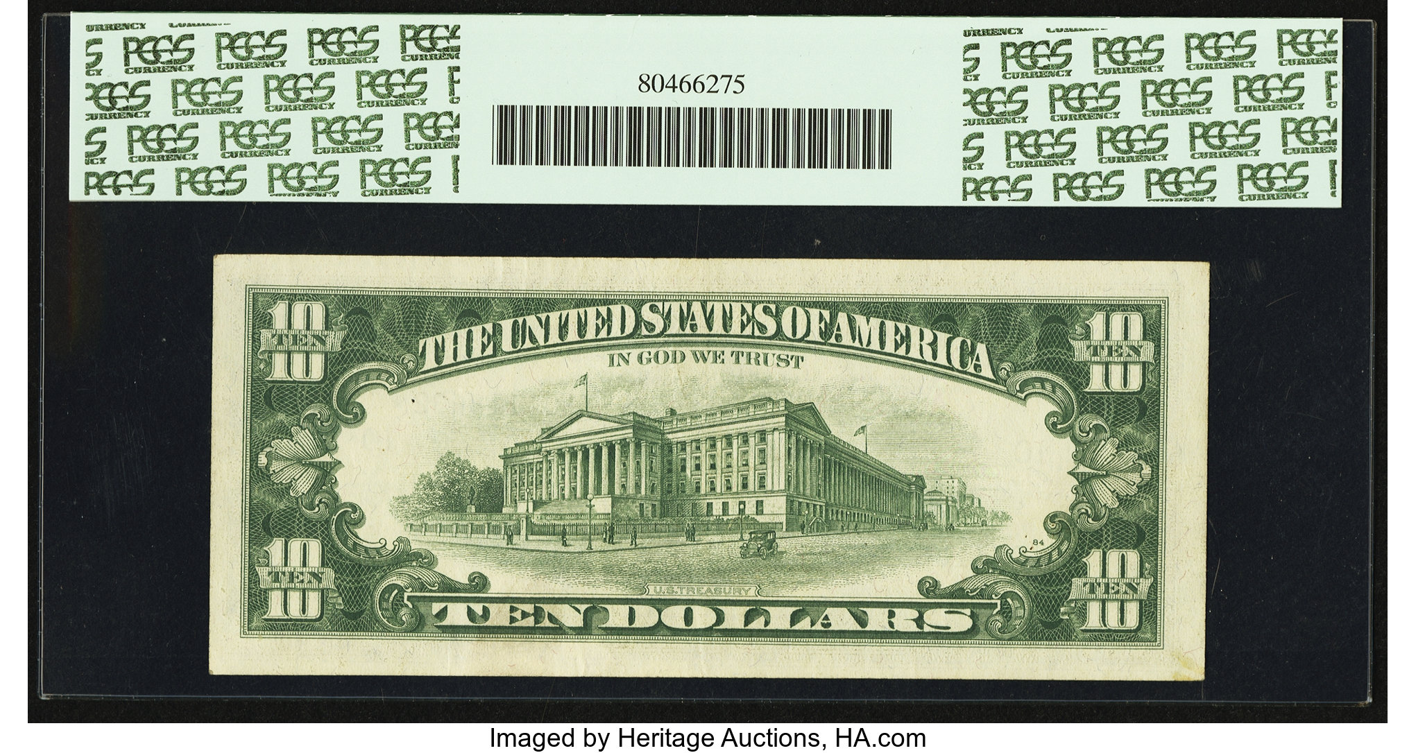 image for: Fr. 2018-J* $10 1969 Federal Reserve Note. PCGS Very Fine 35....